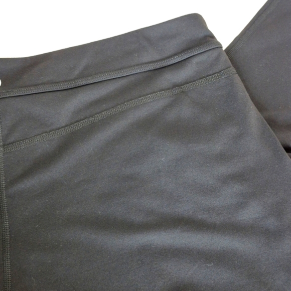 Lululemon High Rise Wide Leg Cropped Pull-On Pant Faux Fly Pleated Front - Sz 10 - Picture 6 of 11